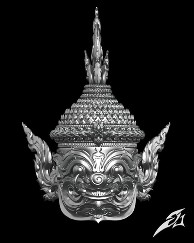 Yak Statue 3D print model