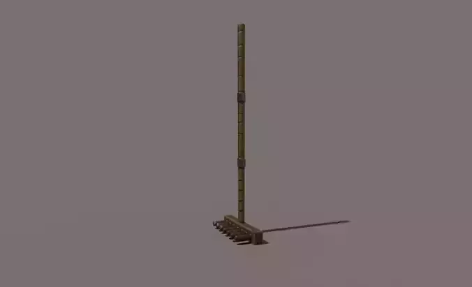 rake medieval 3D model