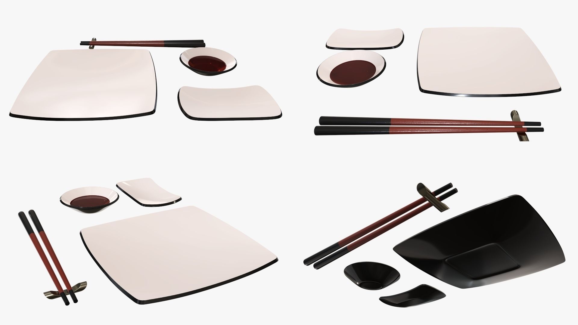 Chinese style objects 3D Model Collection_5