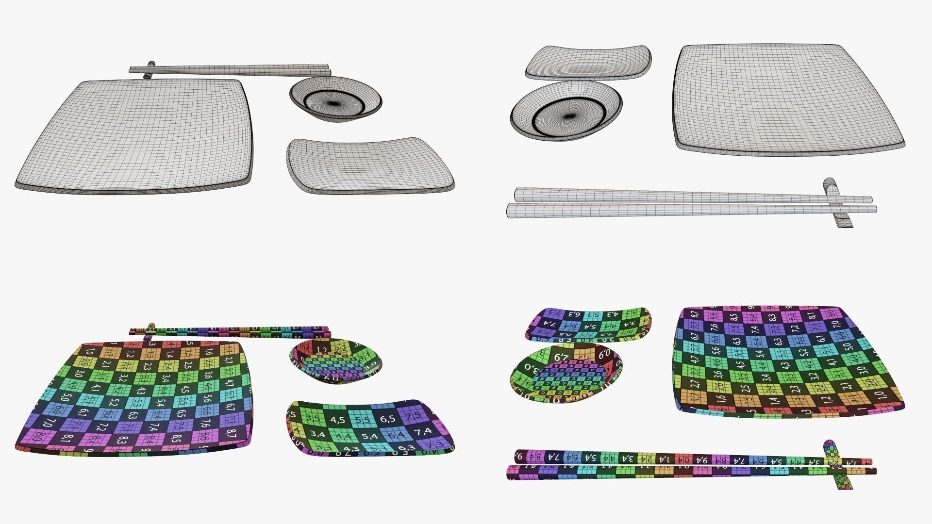 Chinese style objects 3D Model Collection_6