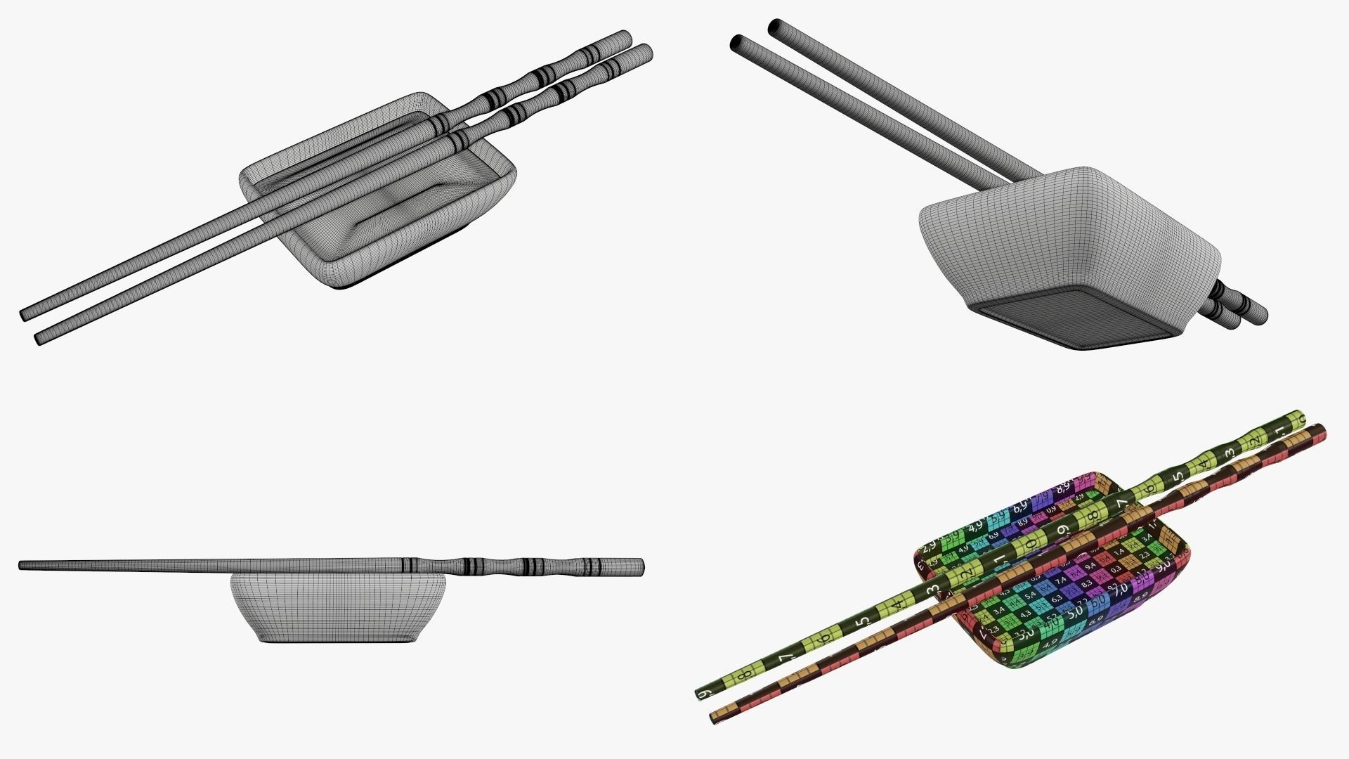 Chinese style objects 3D Model Collection_21