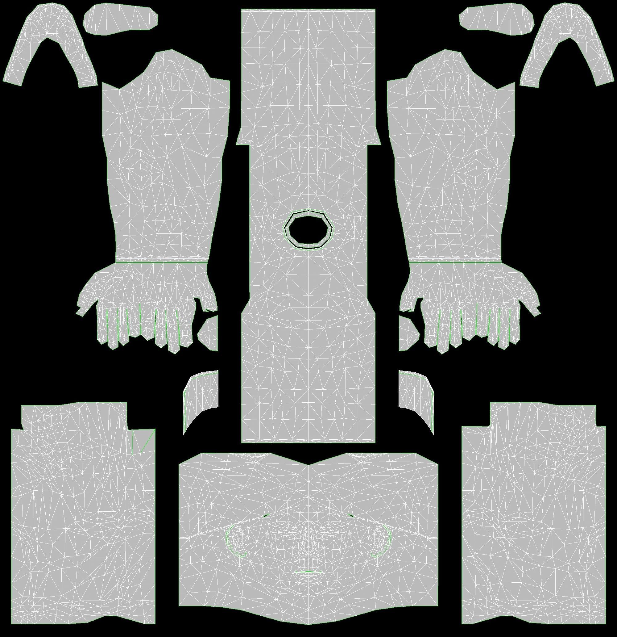 MAN 5 Low-poly 3D model_11