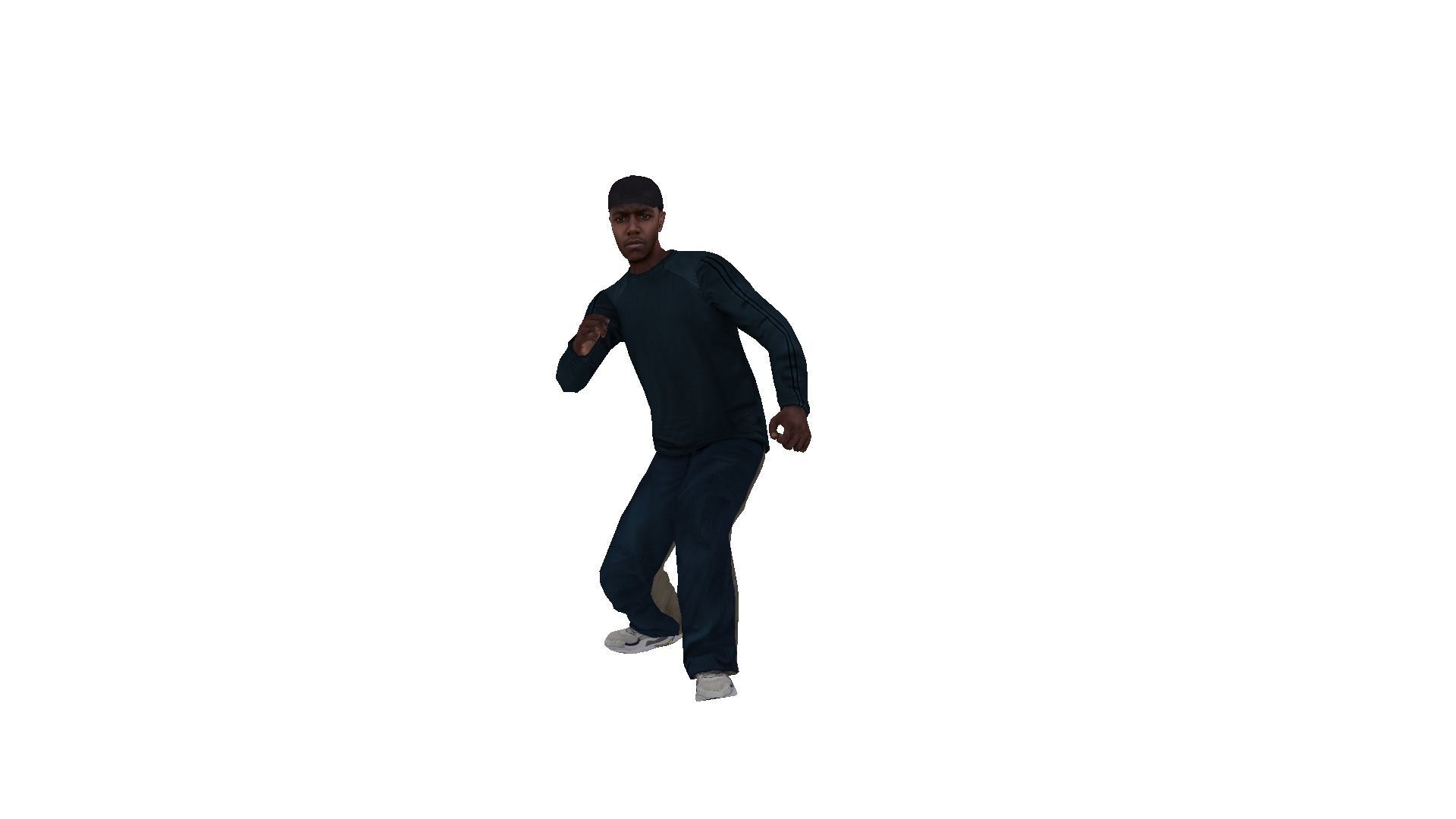 MAN 5 Low-poly 3D model_3