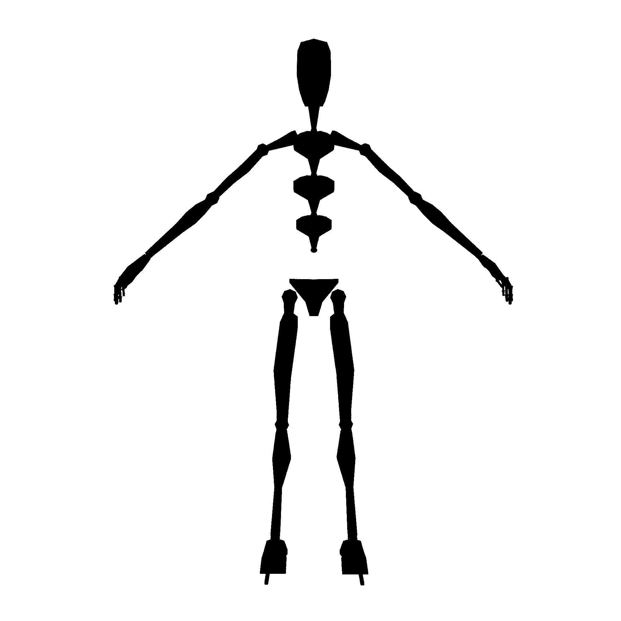 MAN 5 Low-poly 3D model_8