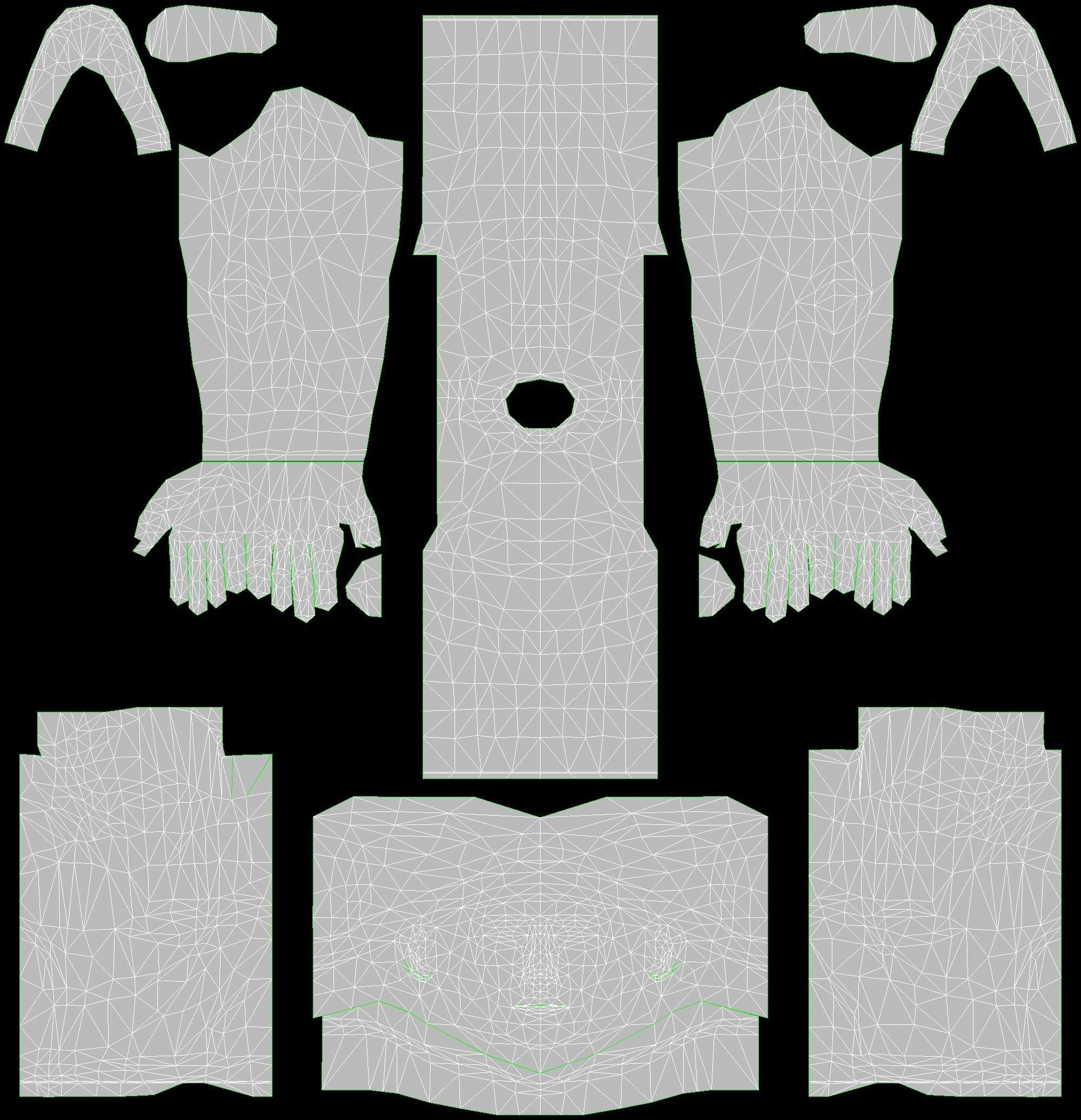 MAN 6 in sweater and pants Low-poly 3D model_8