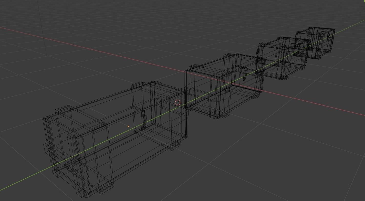 Military supply boxes Ammo boxes Low-poly 3D model_8