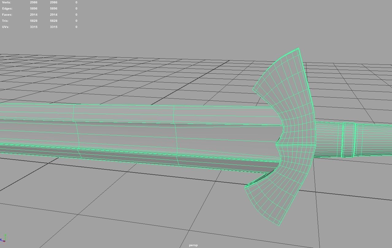 Viking Sword PBR Lowpoly Game Ready Low-poly 3D model_15