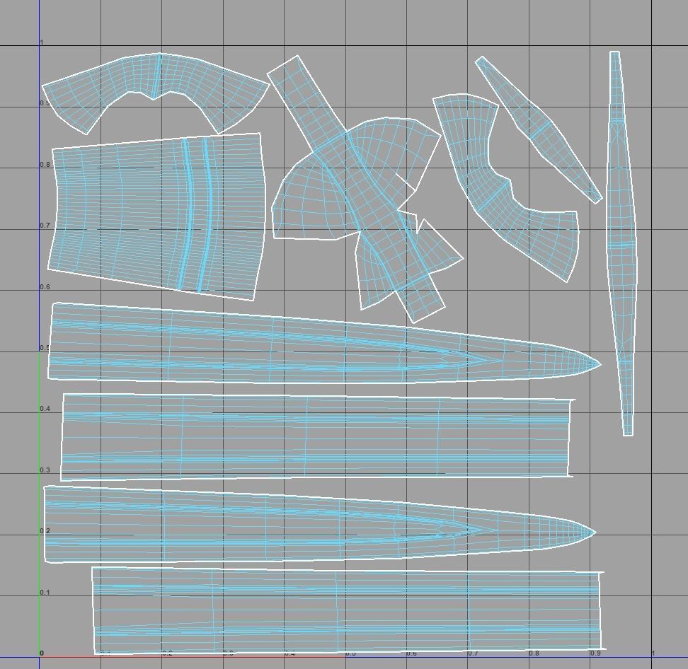 Viking Sword PBR Lowpoly Game Ready Low-poly 3D model_12