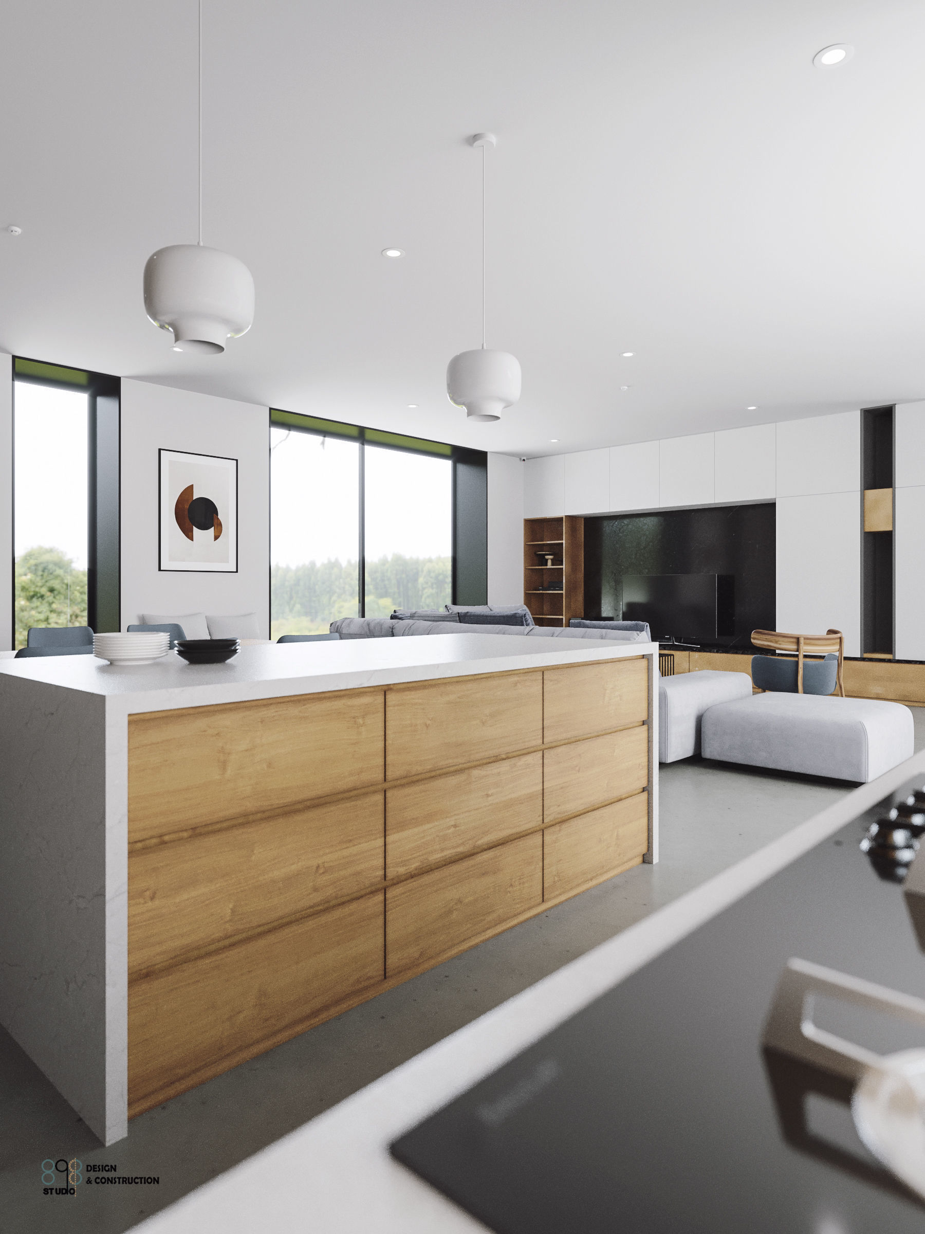 Dani House full CGI 3D model_5