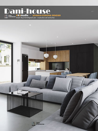 Dani House full CGI 3D model