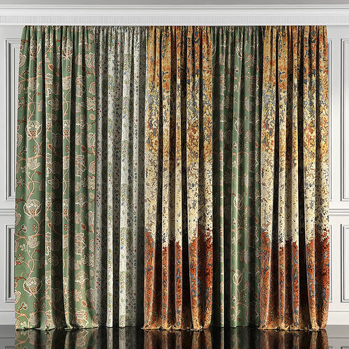 Curtain Set 68 3D model