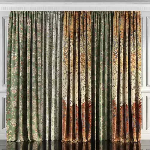 Curtain Set 68 3D model