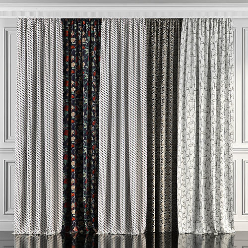 Curtain Set 69 3D model