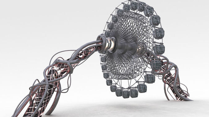 Ferris wheel 3D model
