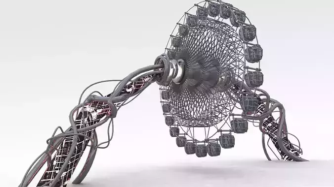 Ferris wheel 3D model