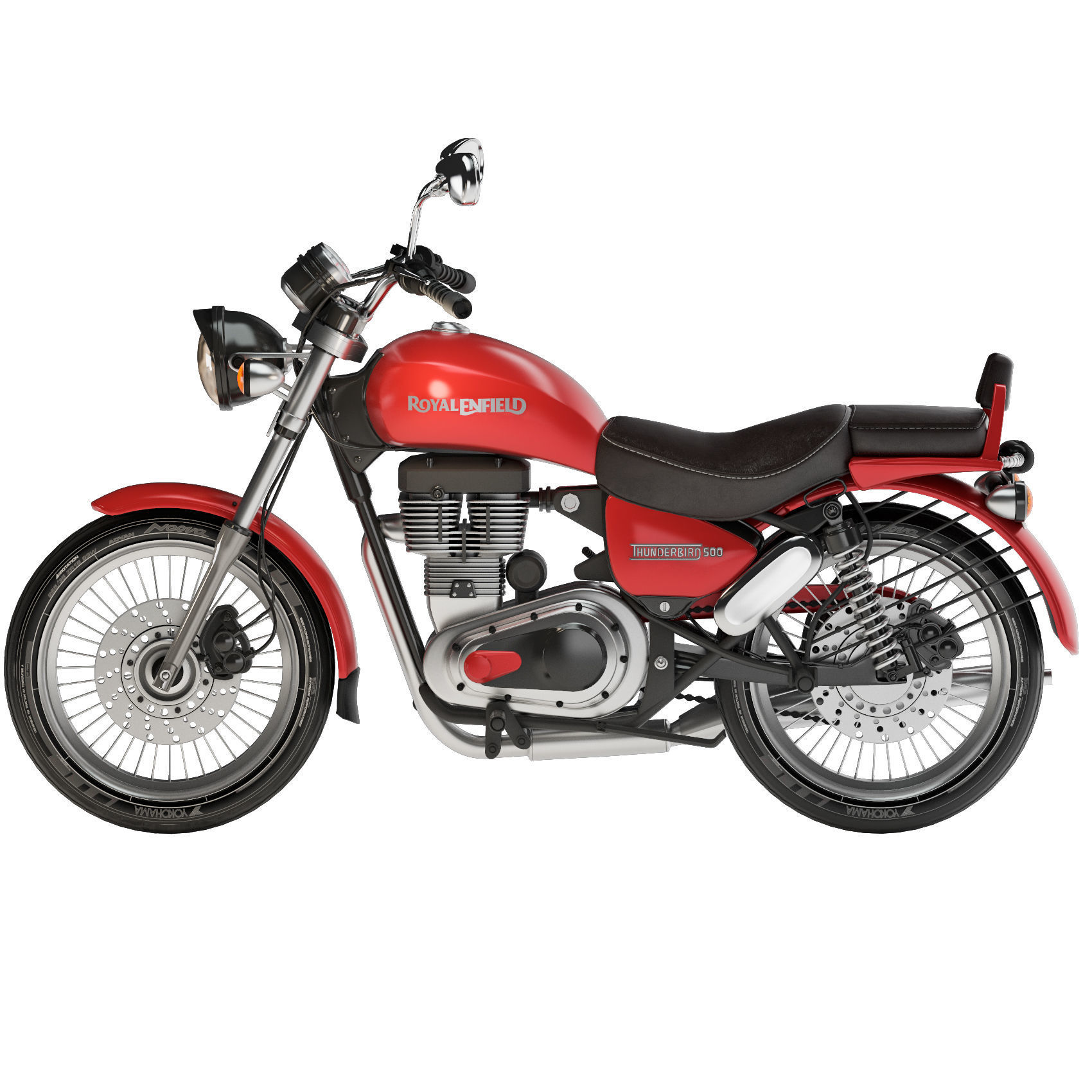 Royal Enfield Thunderbird 500 3D model_6