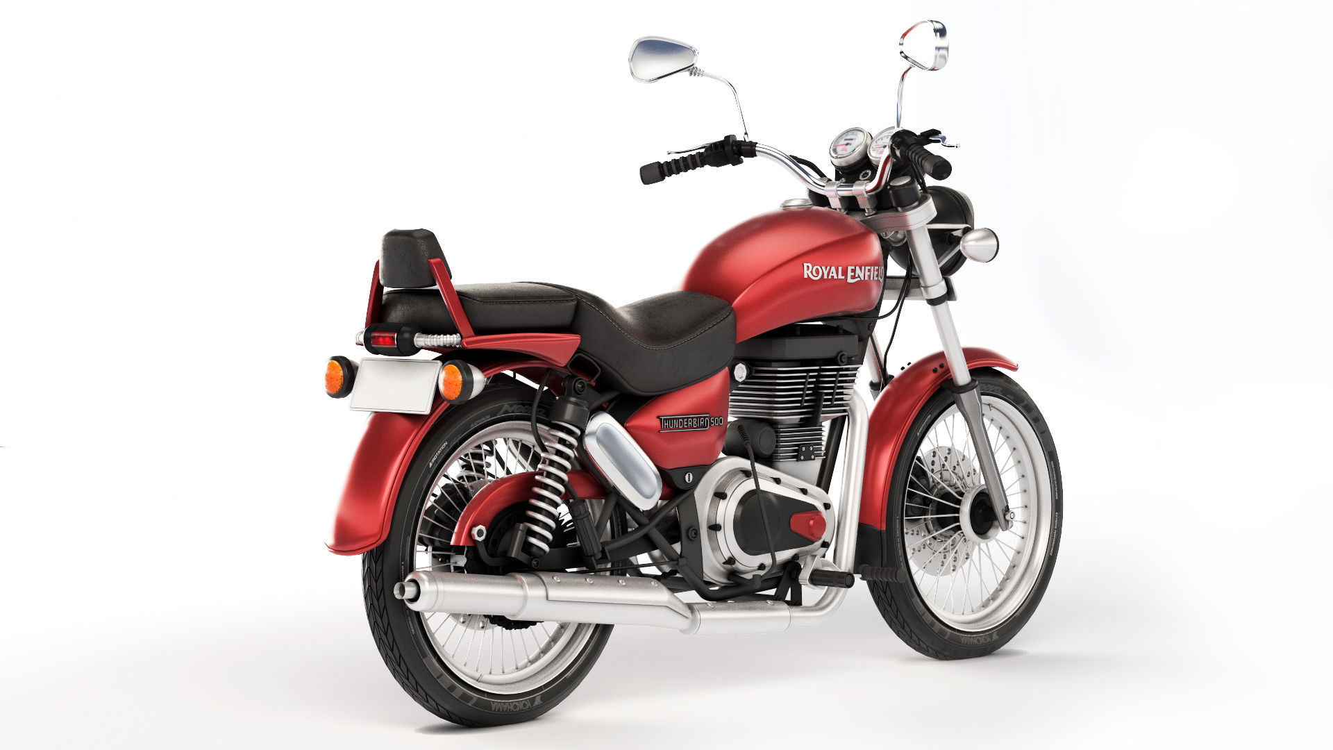 Royal Enfield Thunderbird 500 3D model_1