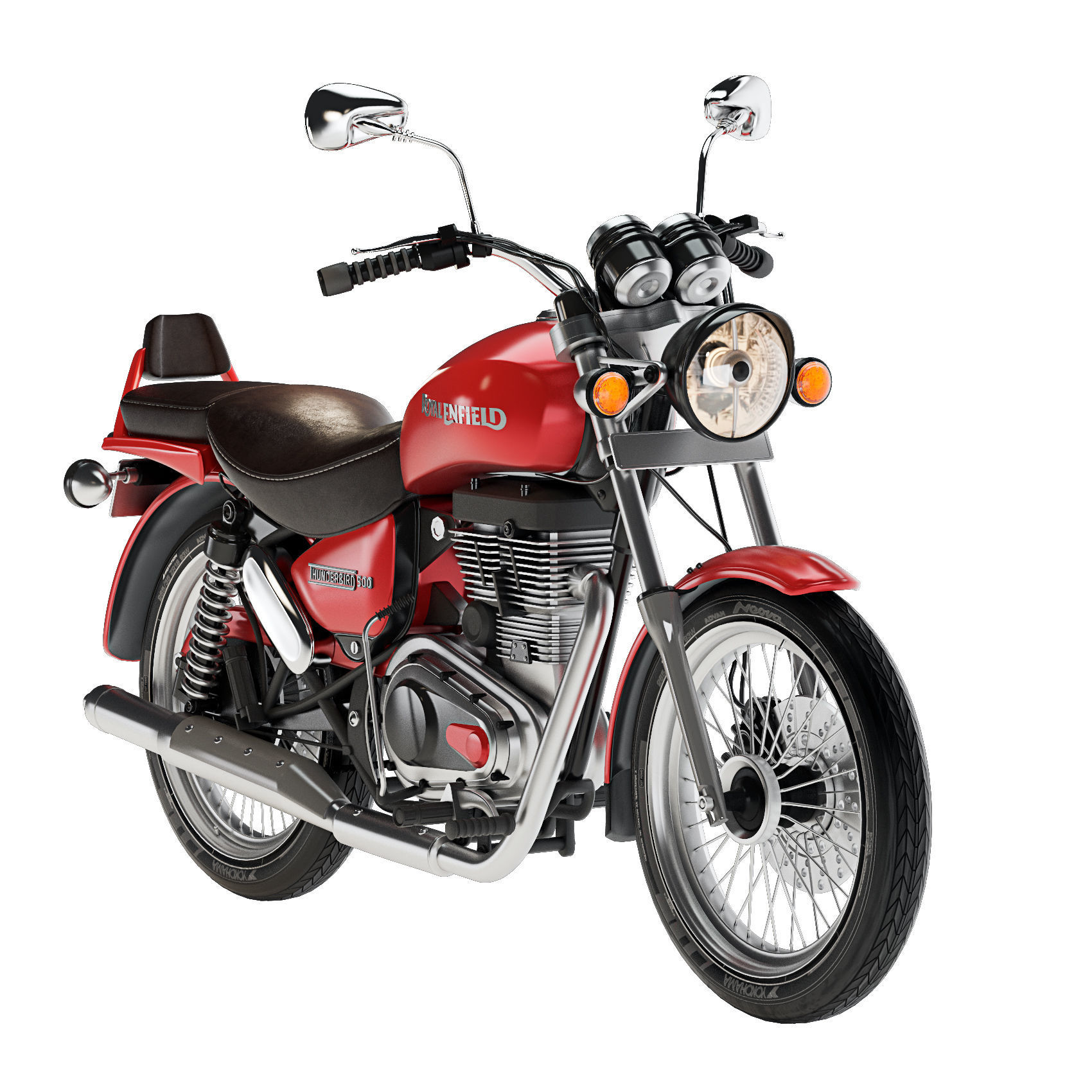 Royal Enfield Thunderbird 500 3D model_10