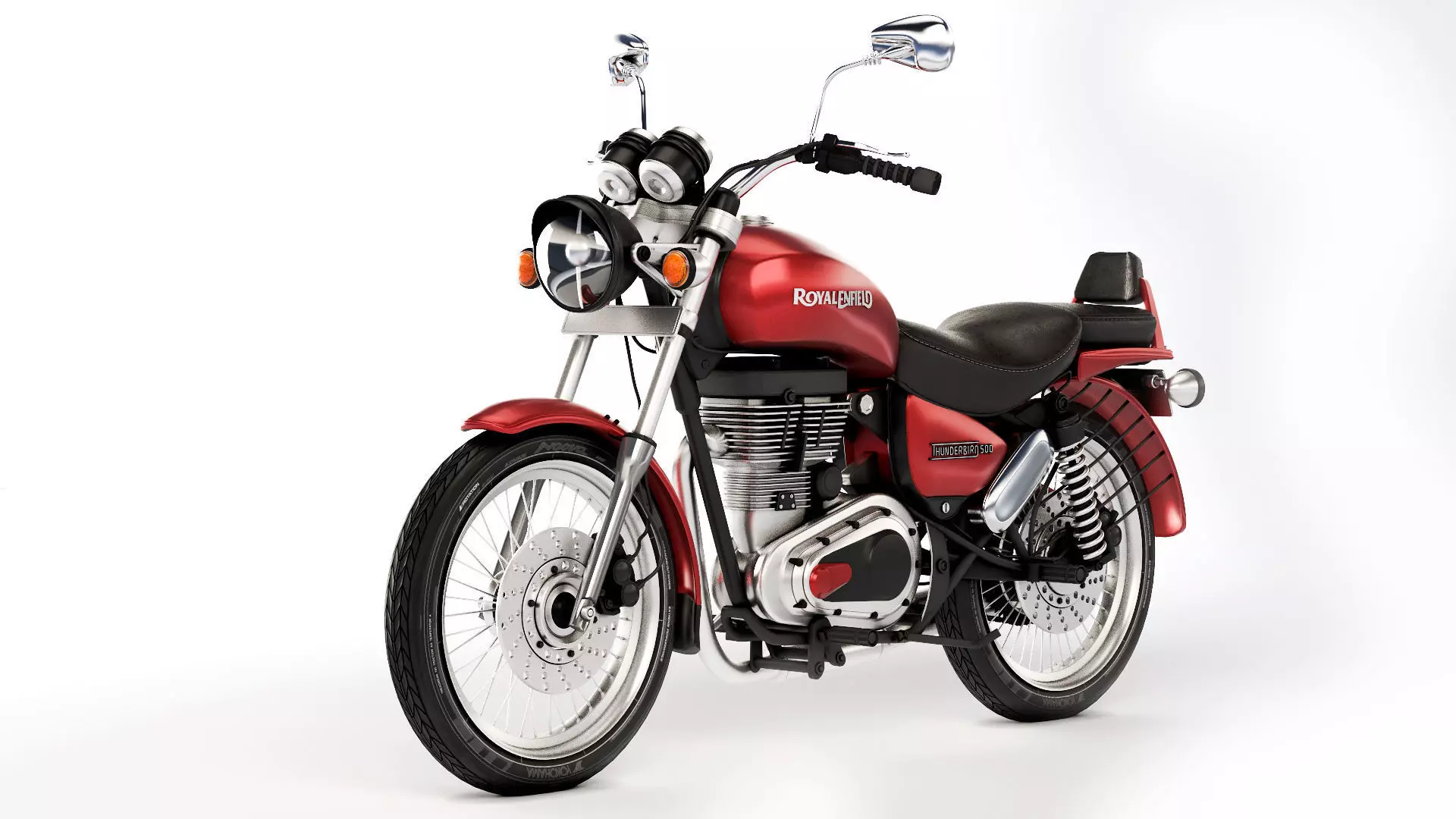 Royal Enfield Thunderbird 500 3D model_0