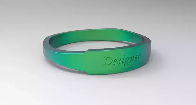Designer Female Ring Green