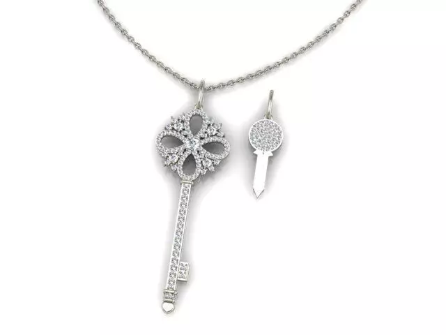 Tiffany keys 1 3D print model_0