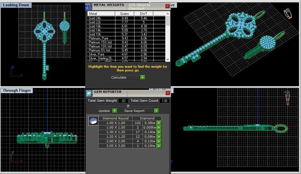 Tiffany keys 1 3D print model_2