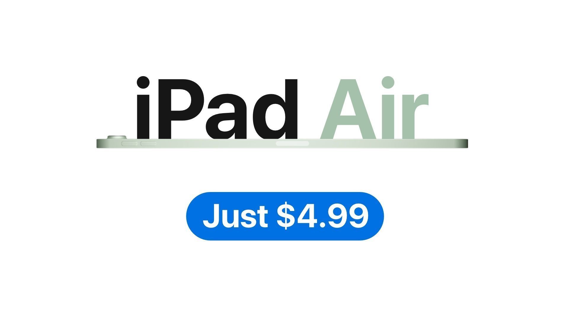 Green 2020 iPad Air 11 inch 3D model_4