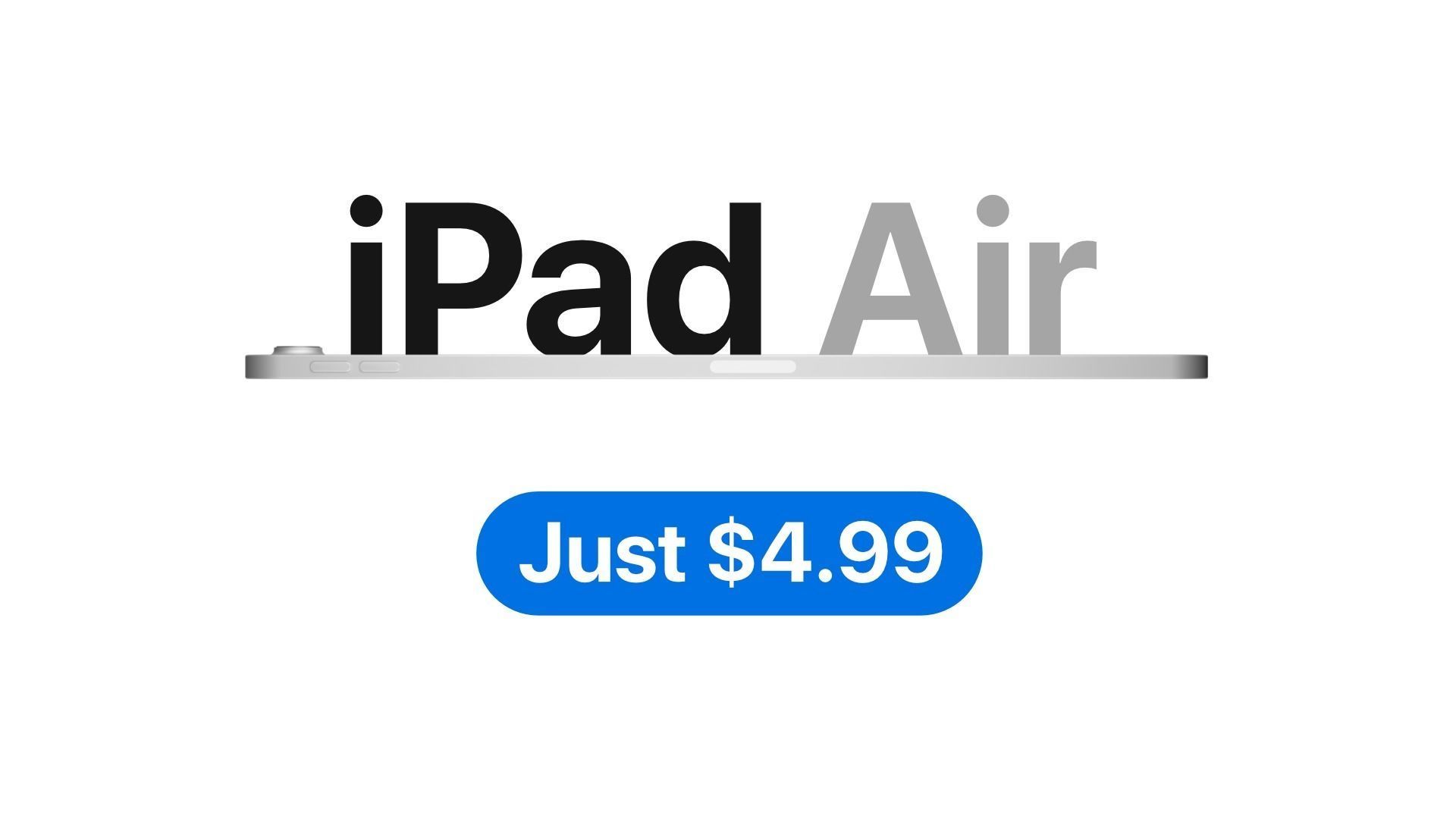 Silver 2020 iPad Air 11 inch 3D model 3D model_4