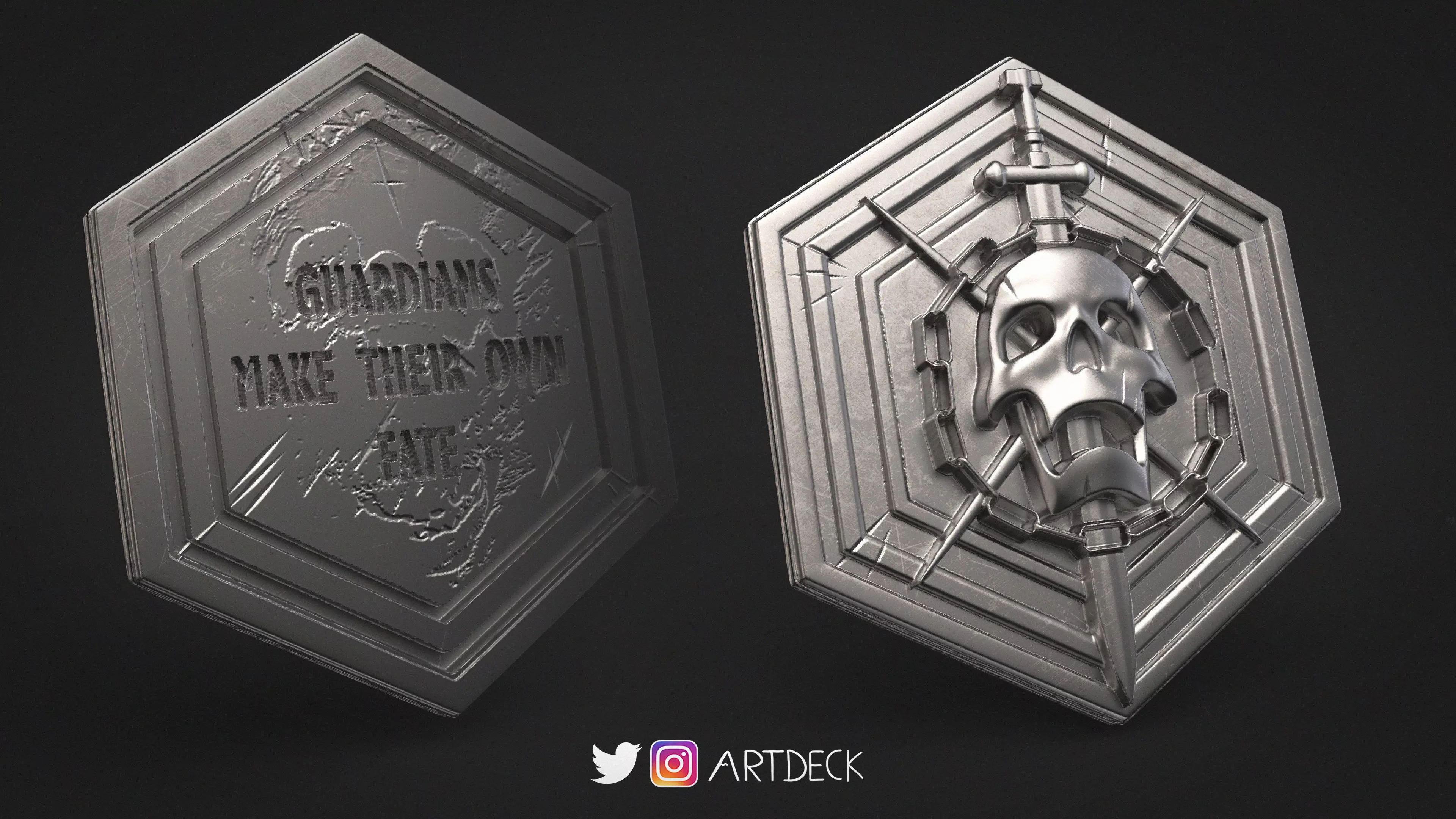 Guardians Make Their Own Fate 3D printable Seal Free 3D print model_0