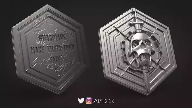 Guardians Make Their Own Fate 3D printable Seal