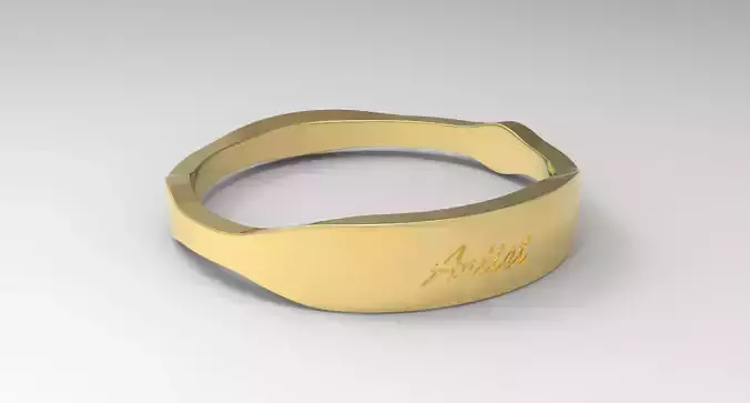 Artist Female Ring Gold