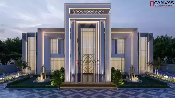 High Quality 3D Exterior Scene Day and Evening  Lumion 10 