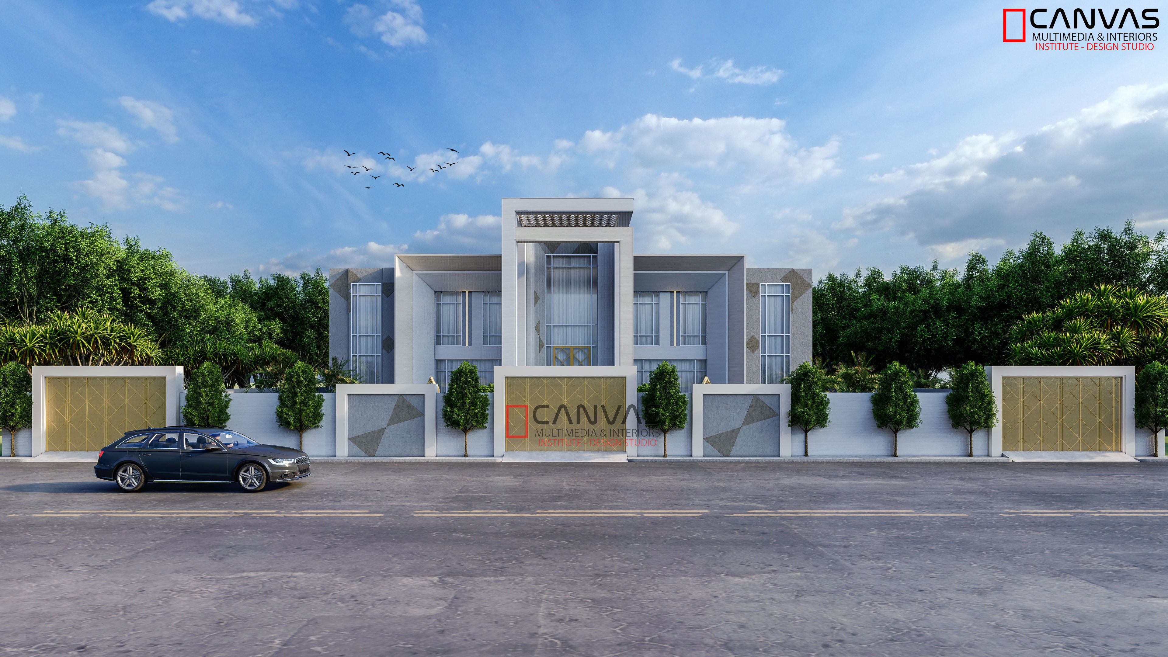 High Quality 3D Exterior Scene Day and Evening Lumion 10 3D model_6