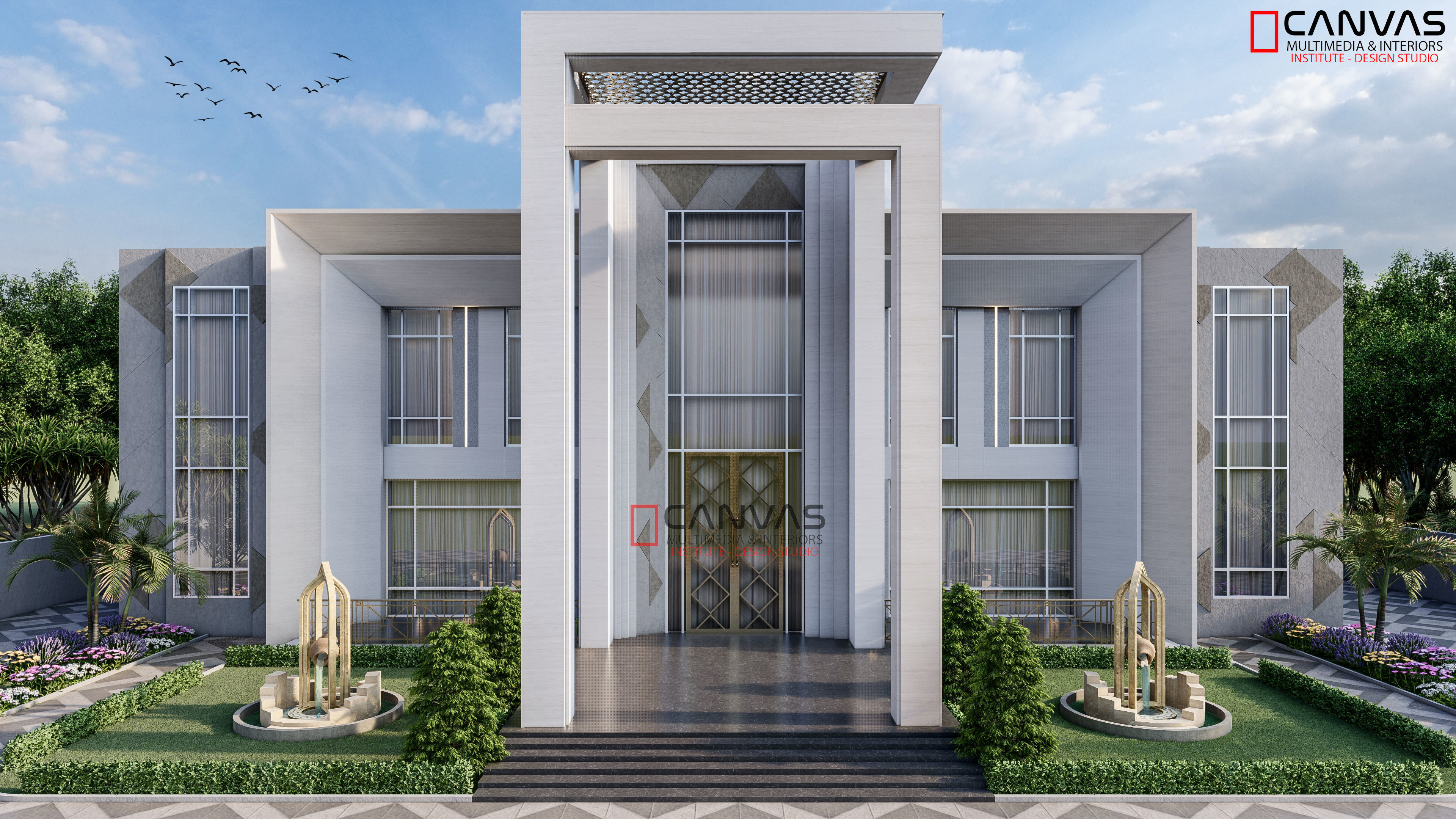 High Quality 3D Exterior Scene Day and Evening Lumion 10 3D model_2