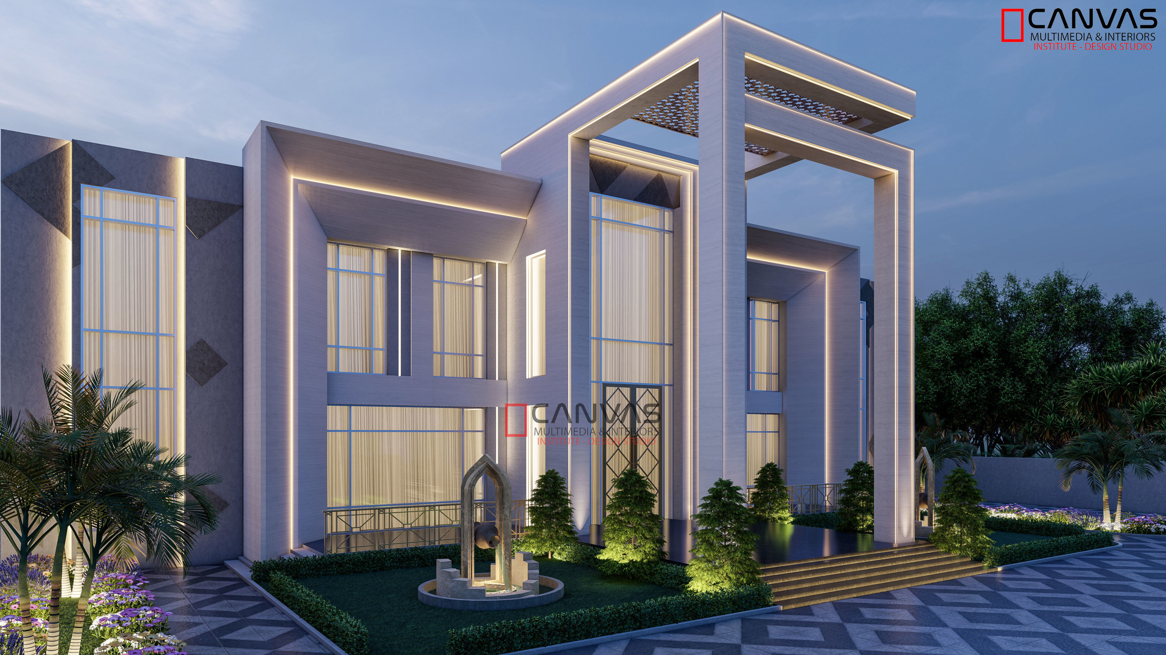 High Quality 3D Exterior Scene Day and Evening Lumion 10 3D model_1