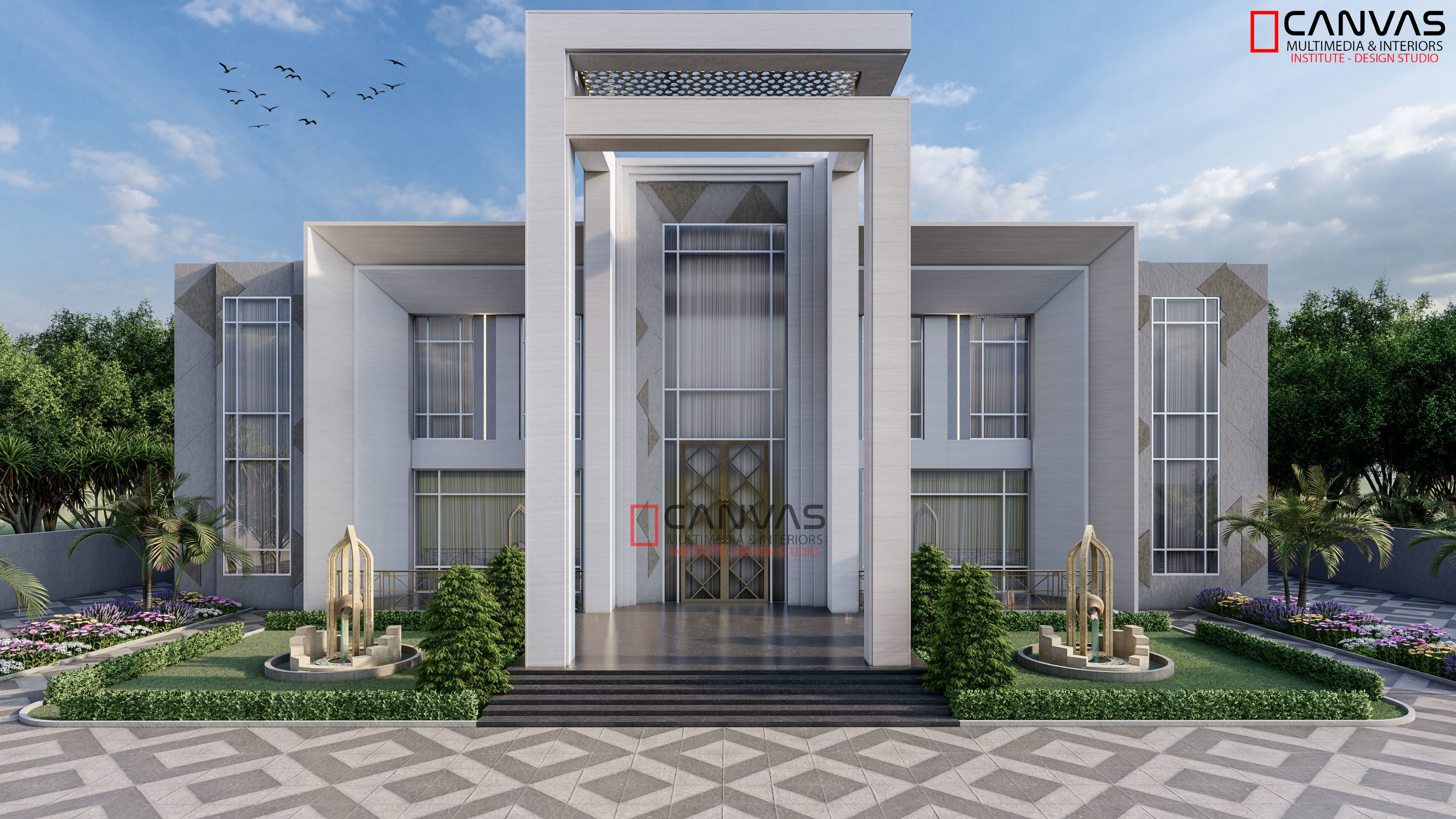 High Quality 3D Exterior Scene Day and Evening Lumion 10 3D model_3