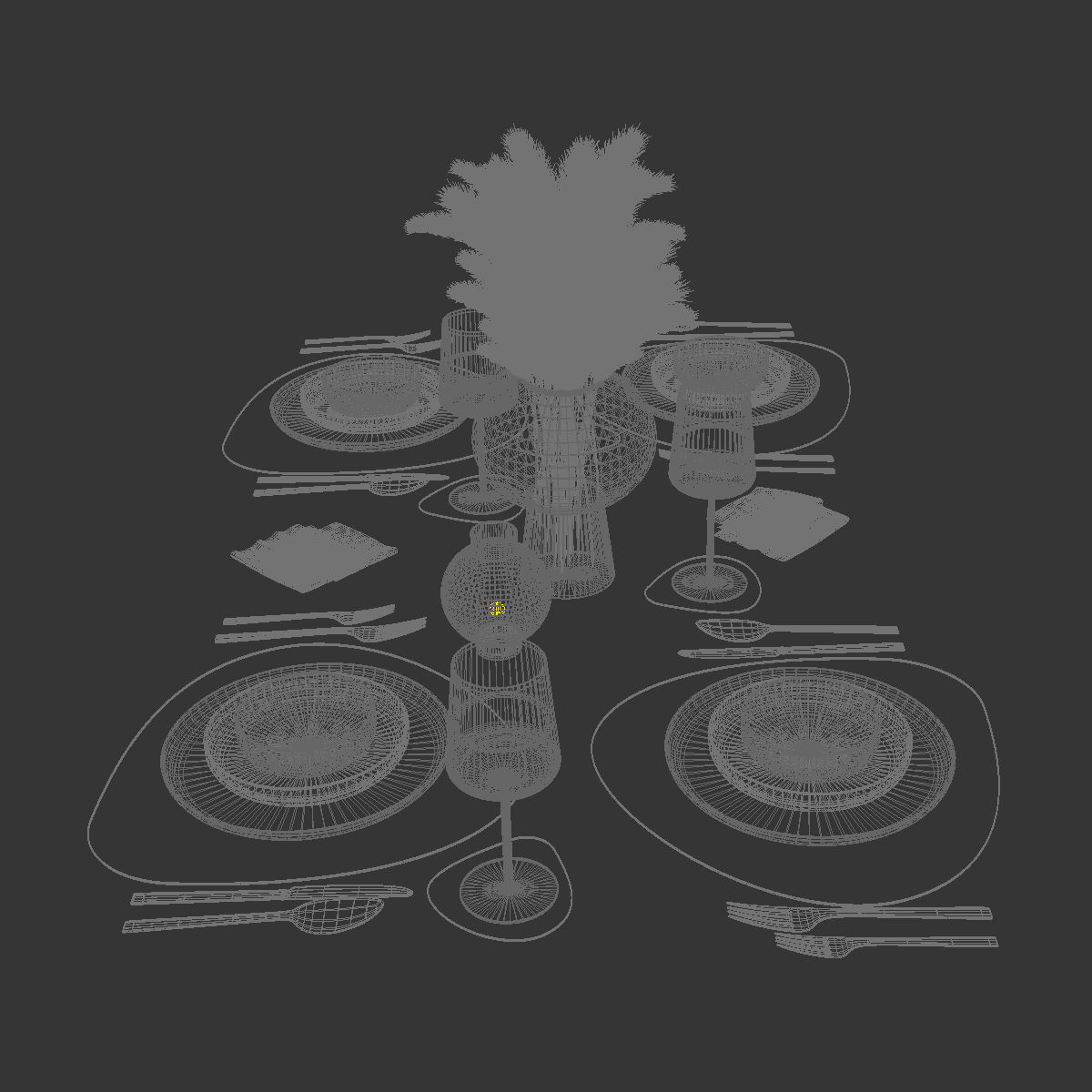 Table setting 27 3D model_9