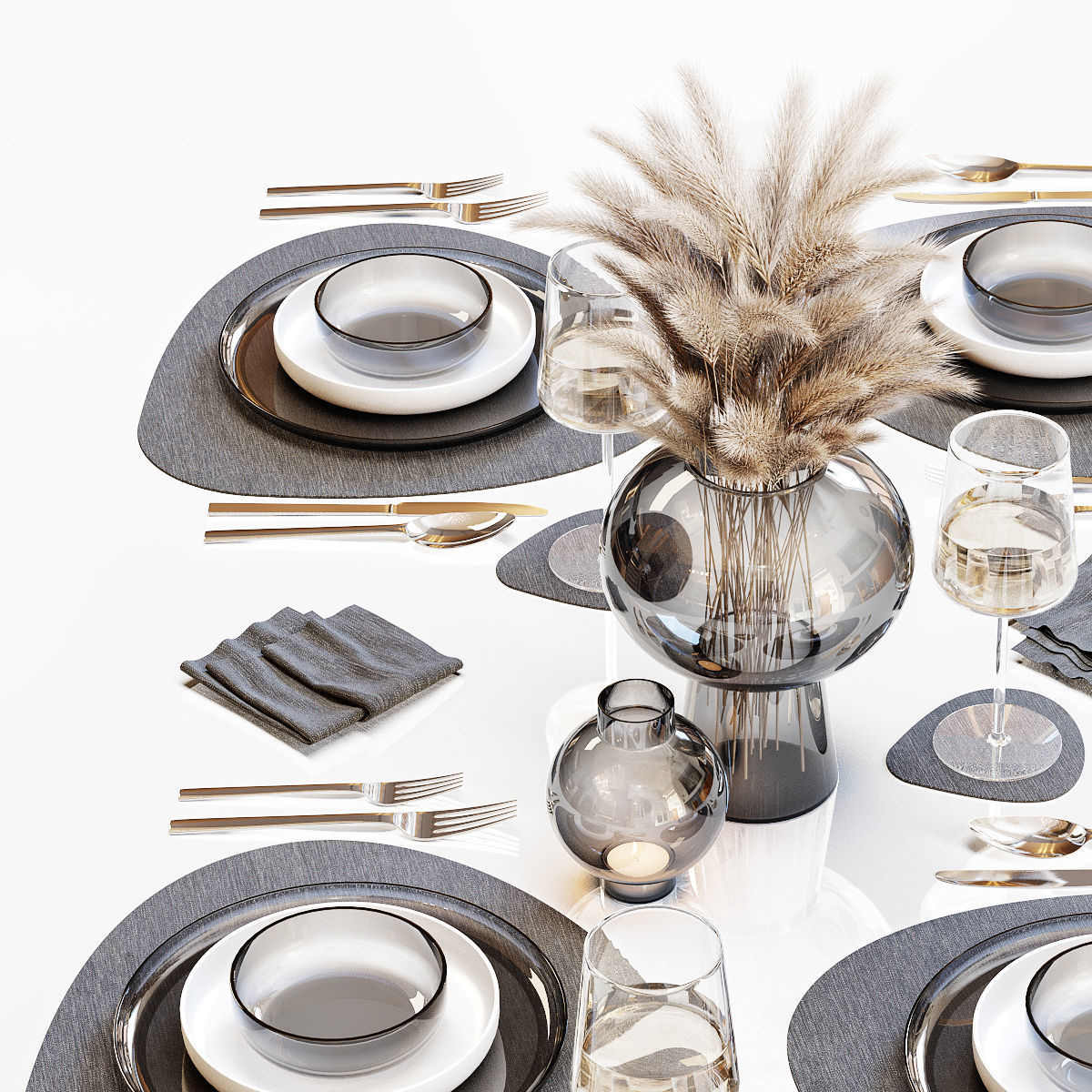 Table setting 27 3D model_1