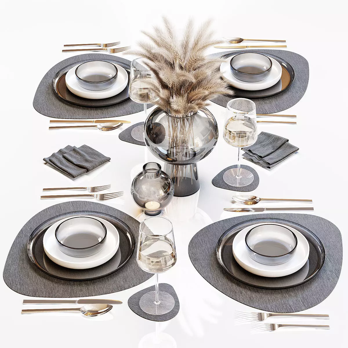 Table setting 27 3D model_0