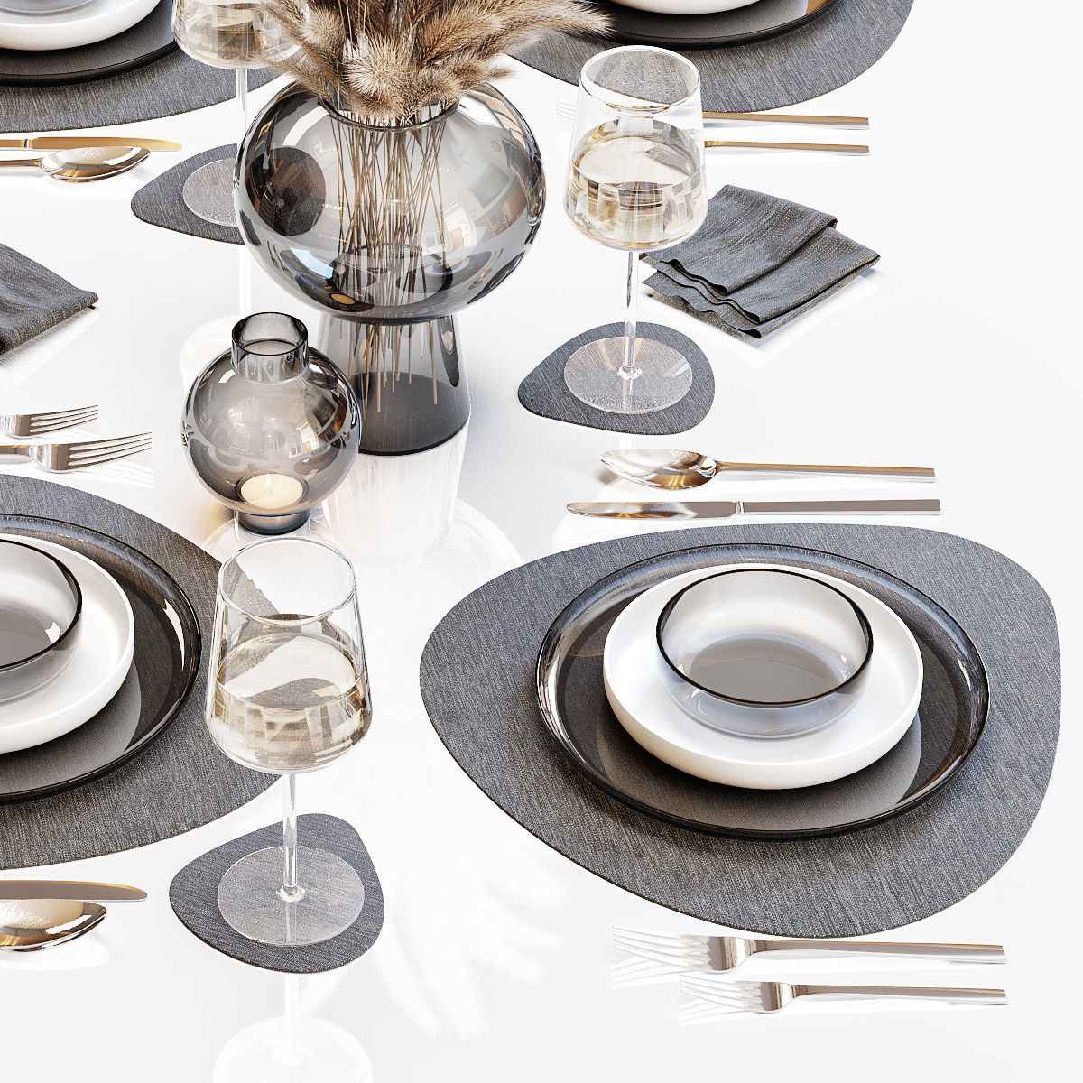 Table setting 27 3D model_4