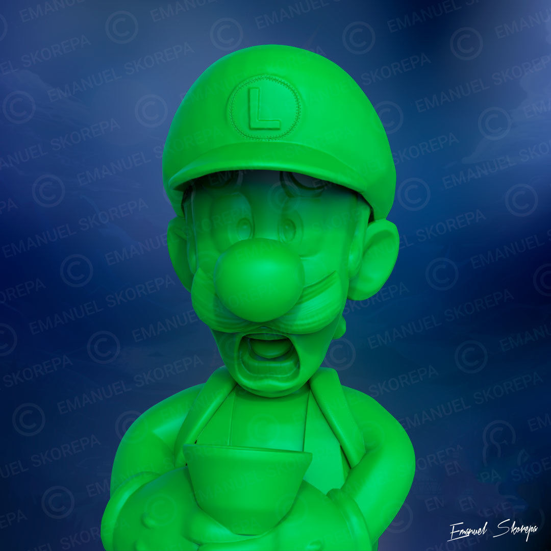LUIGI LAMP 3D print 3D print model_7