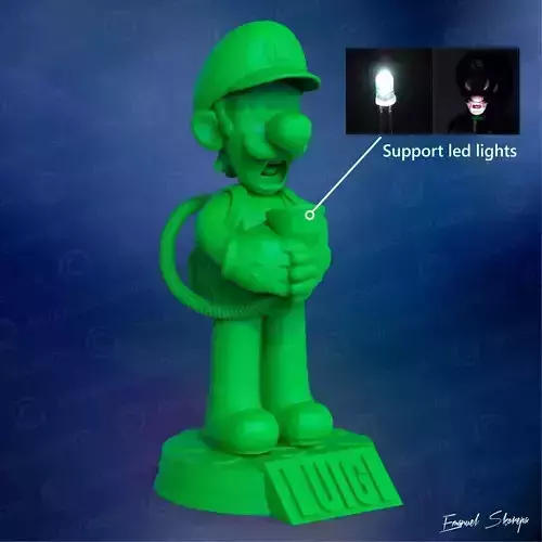 LUIGI LAMP 3D print 3D print model