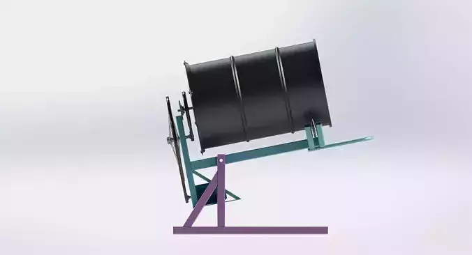 mixer solar panel 3D print model