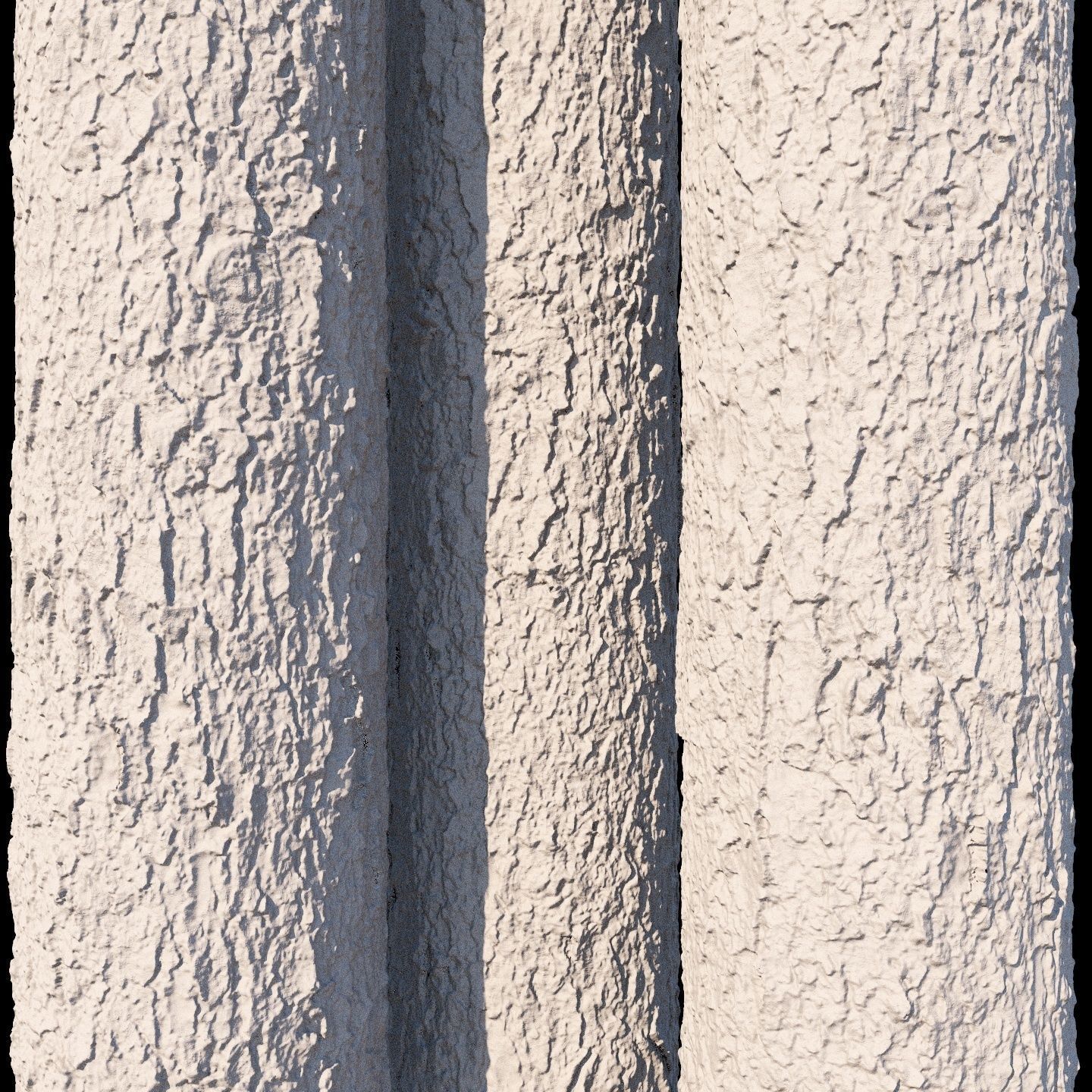 Spruce bark material 3D model_8