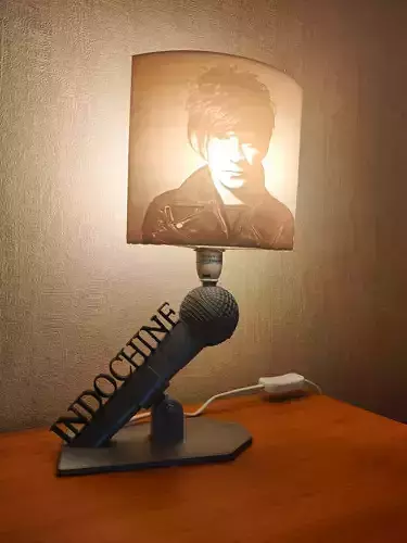 Indochine Lampe et litophane  3D print model