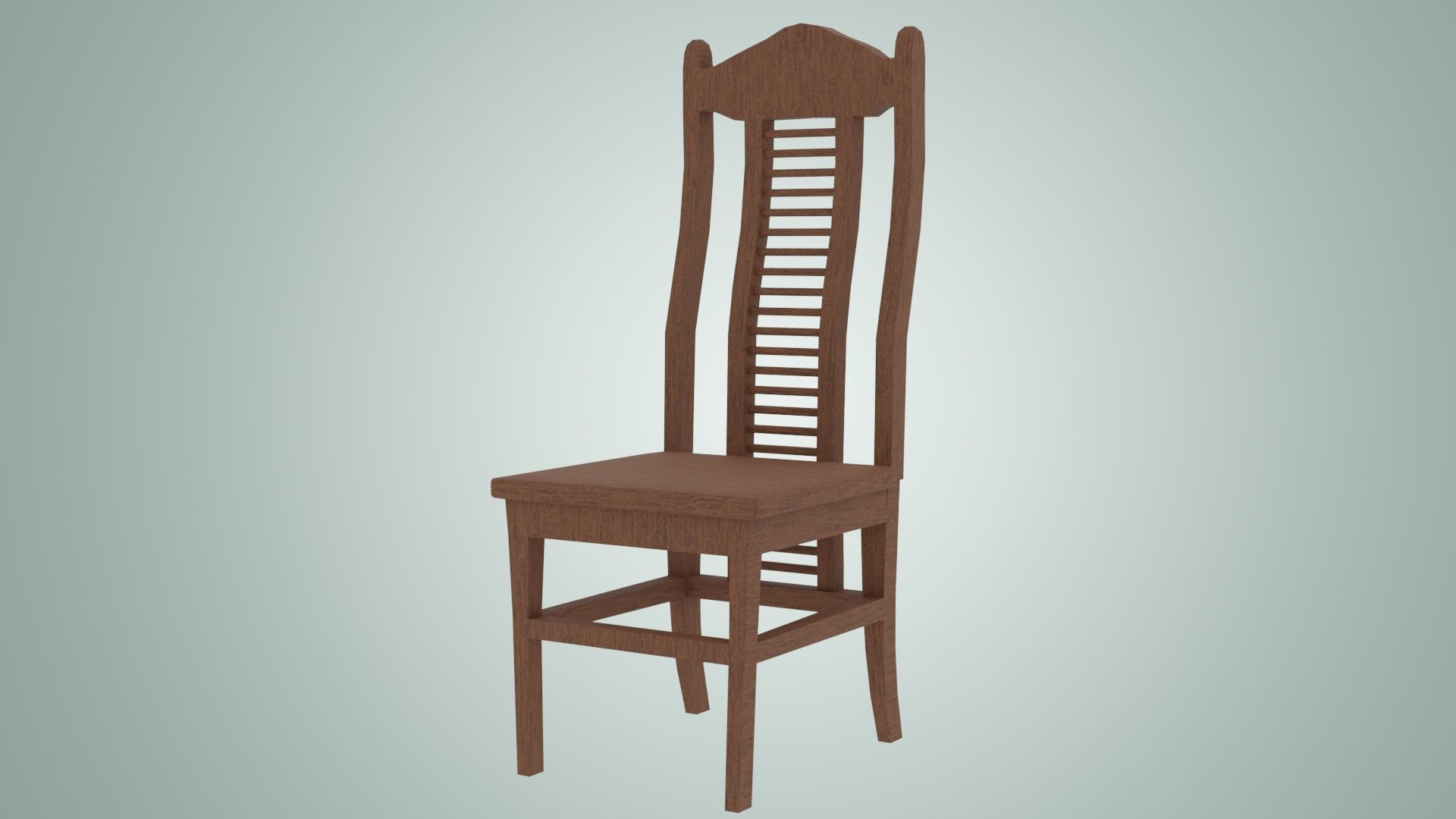DINING TABLE MADE IN TEAK WOOD Free 3D model_4
