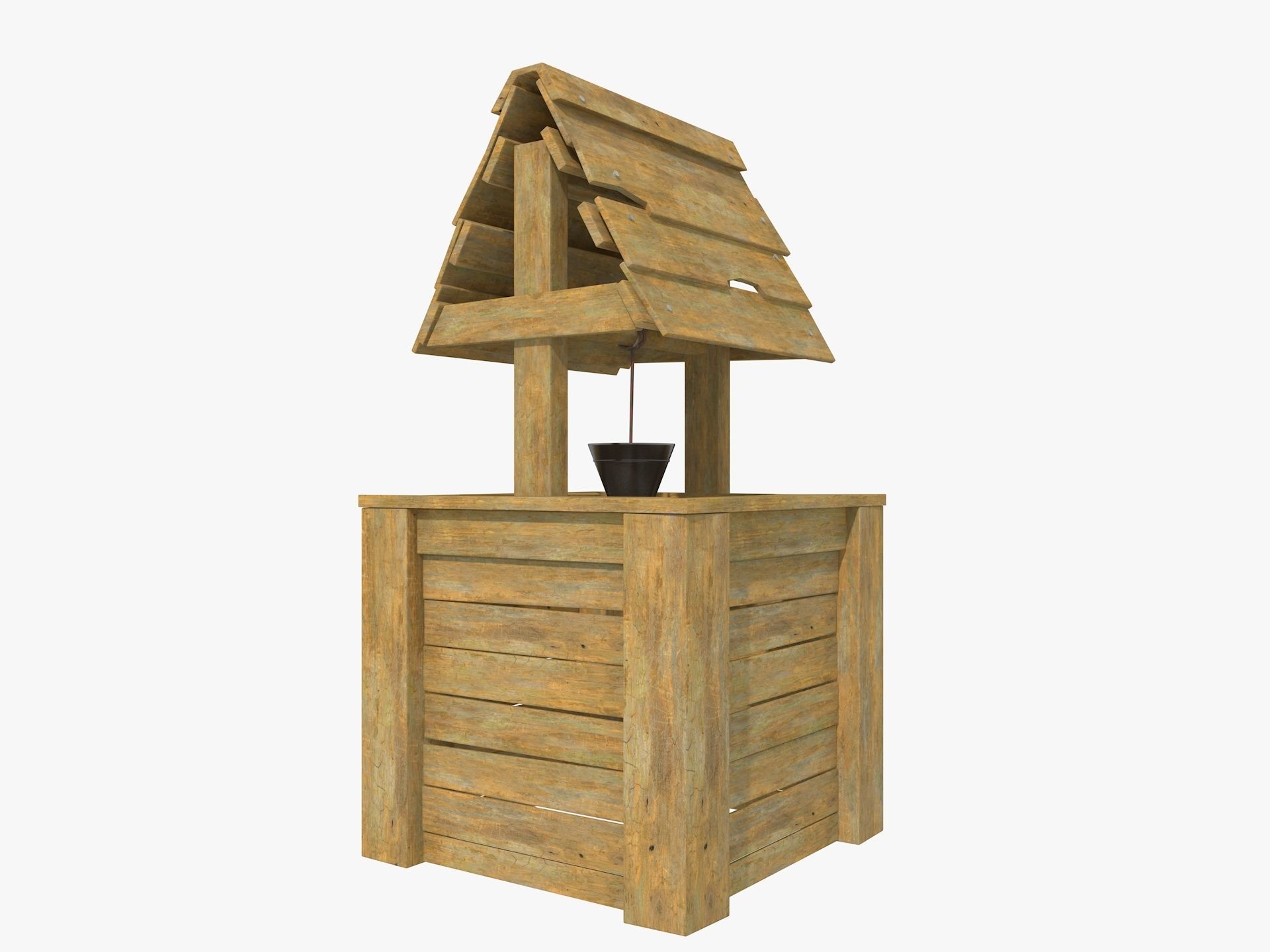 Farm Scene Low-poly 3D model_17