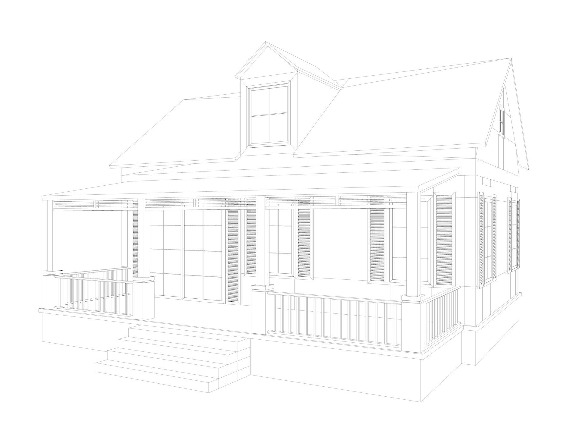 Farm Scene Low-poly 3D model_10