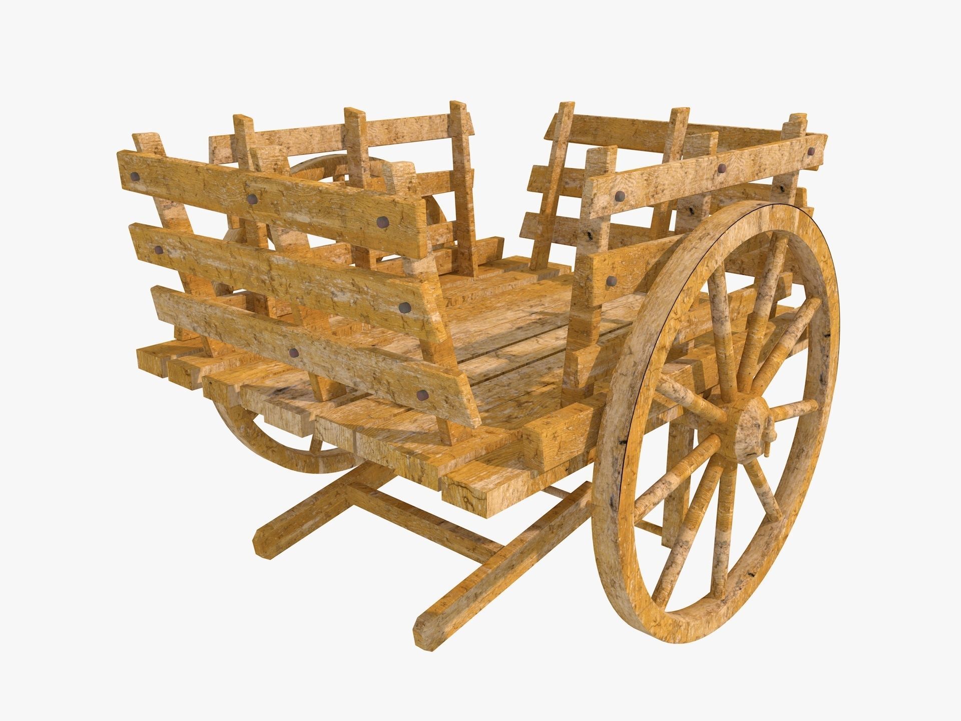 Farm Scene Low-poly 3D model_13