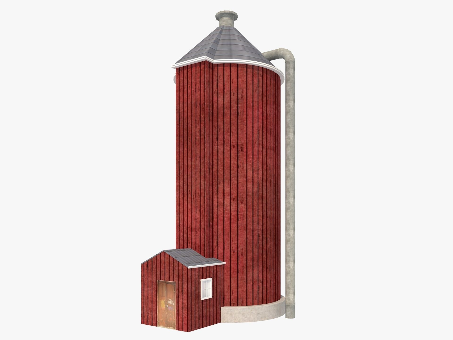 Farm Scene Low-poly 3D model_15